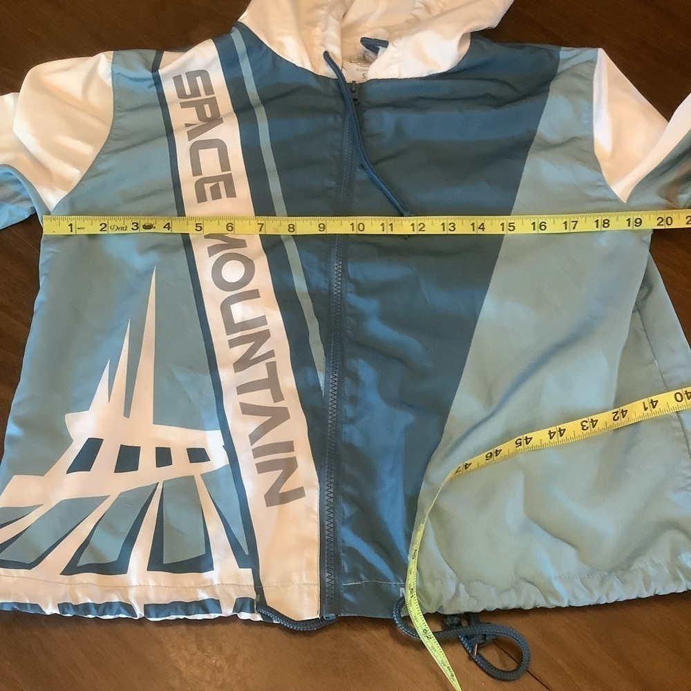 Disney Parks Space Mountain Windbreaker Jacket Small Retro Colorblock - Picture 7 of 12